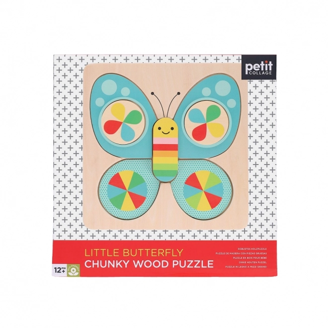 Wooden Butterfly Puzzle by Petit Collage