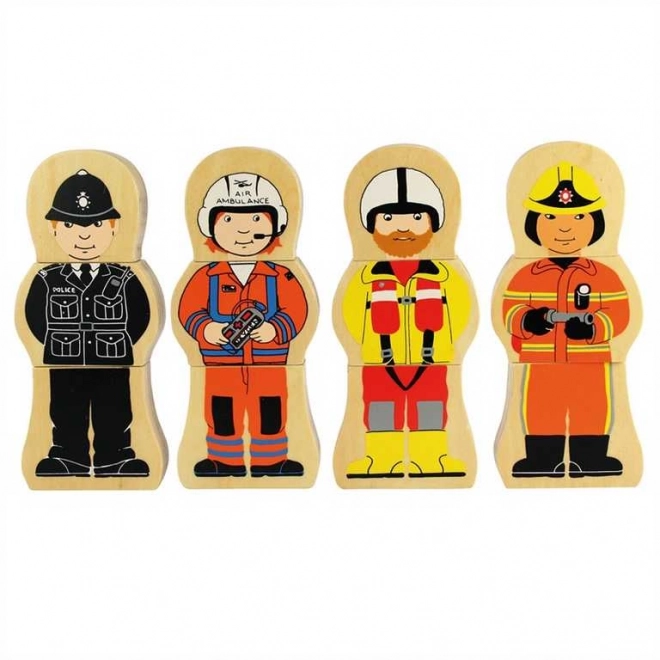 Wooden Puzzles Professions by Bigjigs Toys