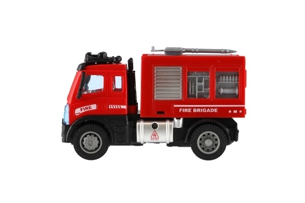 Fire Truck Toy with Pullback Function