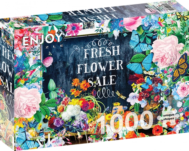 Enjoy Flower Sale Puzzle 1000 Pieces