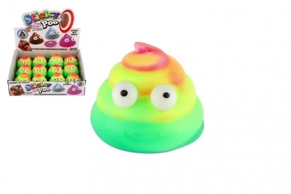 Rainbow Poop Stress Ball Squishy Slime