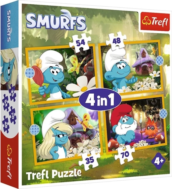 Puzzle Life in Smurf Village