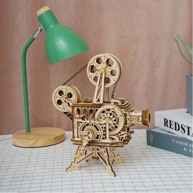 Rokr 3D Wooden Puzzle Mechanical Movie Projector