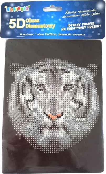 Diamond Painting White Tiger Set with Stand