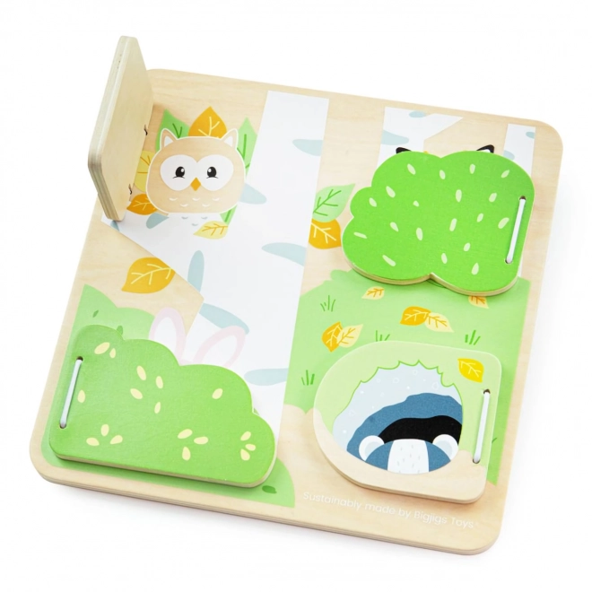 Bigjigs Toys Forest Animal Peekaboo Puzzle