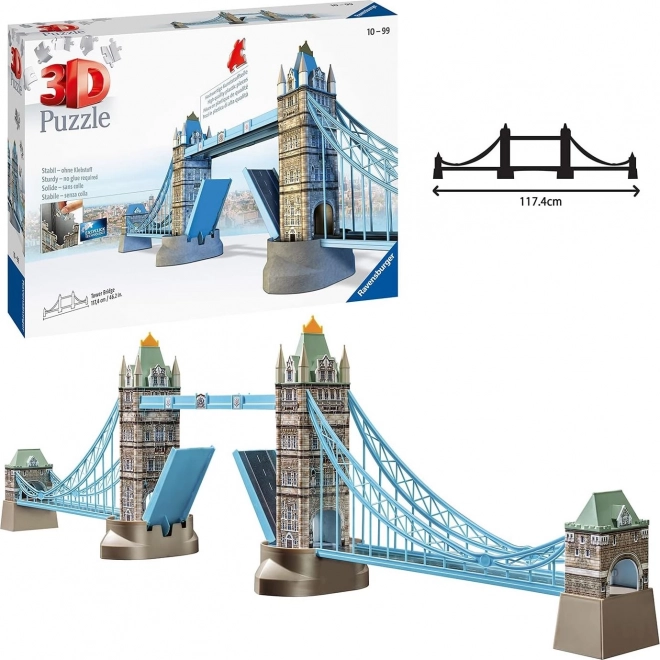 3D Puzzle Tower Bridge London by Ravensburger