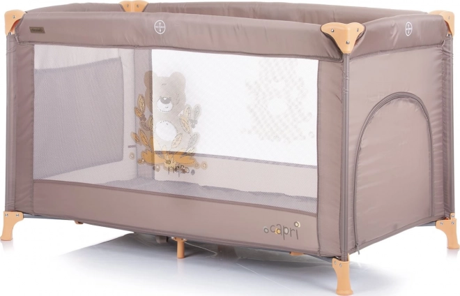 Travel Crib Capri by Chipolino in Rose Water – Sand