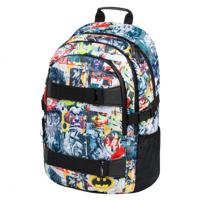 Baagl School Backpack Skate BATMAN Comics