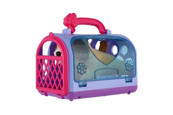 Doggy in a Transport Box with Accessories