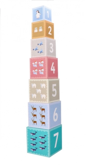 Arctic Animals Stacking Cup Pyramid