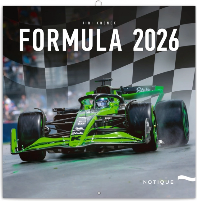 Notepad Calendar Formula 1 – Jiří Křenek 2026
