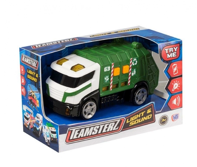 Teamsterz Müllwagen mit Sound und Licht