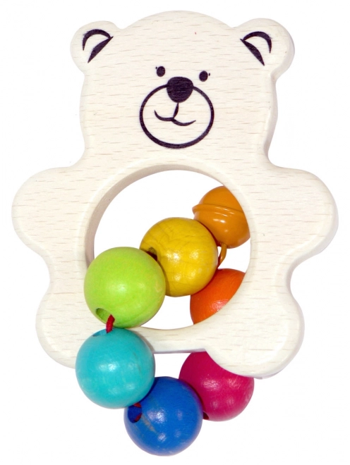 Hess baby wooden rattle bear