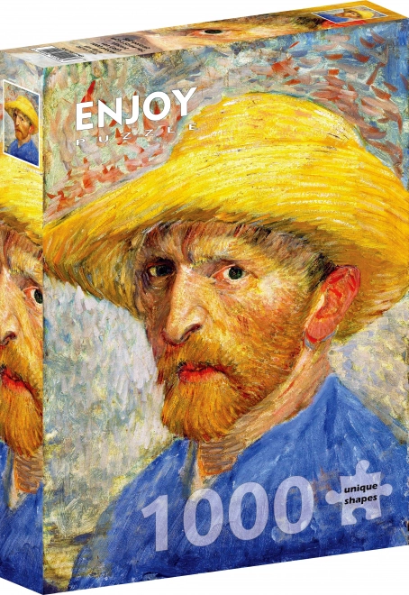 Enjoy Vincent Van Gogh Self-Portrait in Straw Hat Puzzle