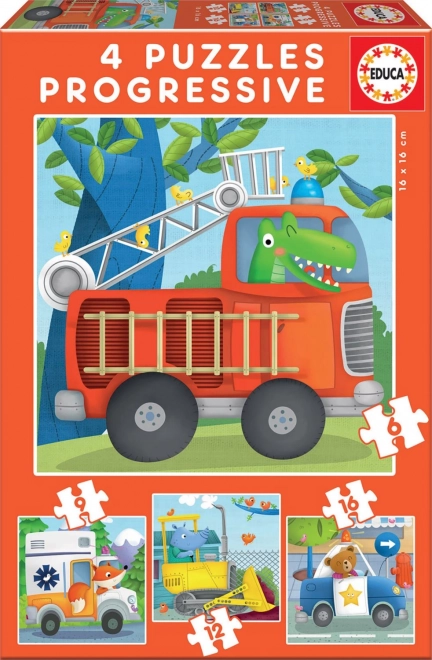 Animal Rescuers Educational Puzzle Set