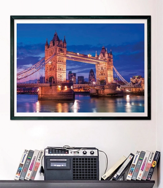 Clementoni 1000-piece Puzzle - Tower Bridge Night