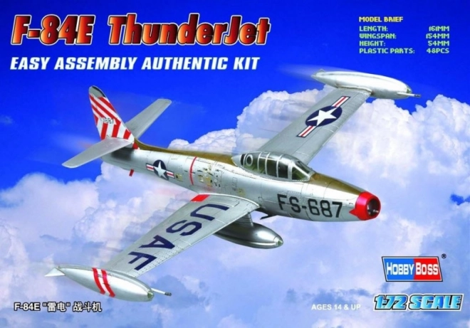 Plastic Model F-84E Thunderjet