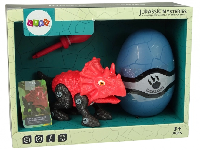 Triceratops Dinosaur with Egg DIY Set