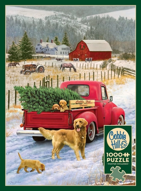 Christmas on the Farm Puzzle 1000 Pieces