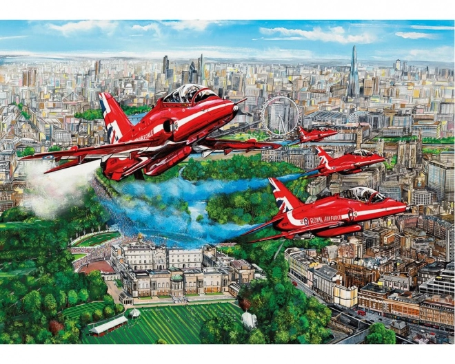 Gibsons Puzzle Red Arrows Over London 1000 Pieces