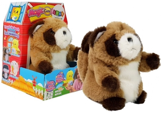 Interactive Talking Plush Raccoon Toy