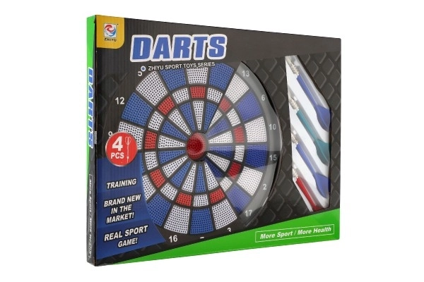 Dartboard With 4 Darts