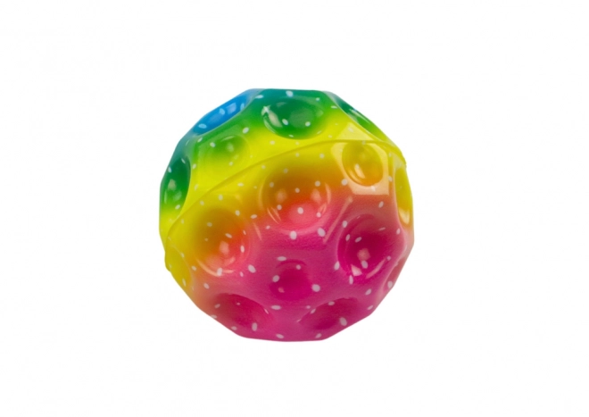 Colorful Illuminated Bouncing and Squeezing Ball with Indentations 7cm