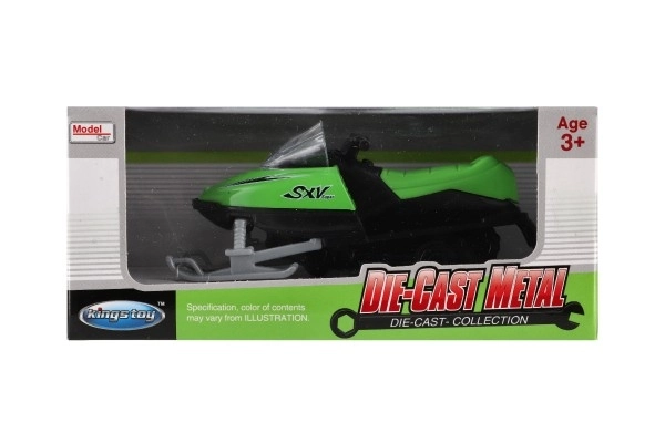 Snowmobile Toy with Pull-Back Action