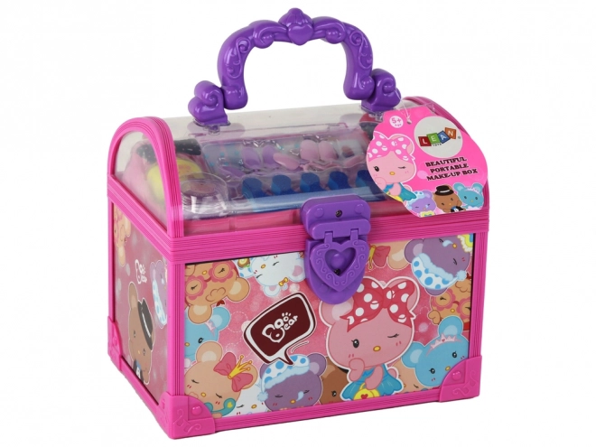 Beauty Set Pink Vanity Case for Girls