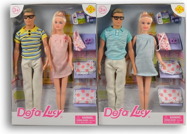 Doll Lucy with Ken in the Store