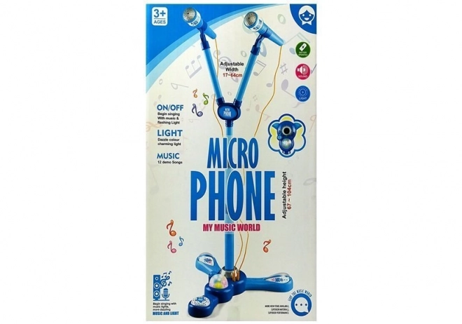 Karaoke Microphone Set with Stand for Kids