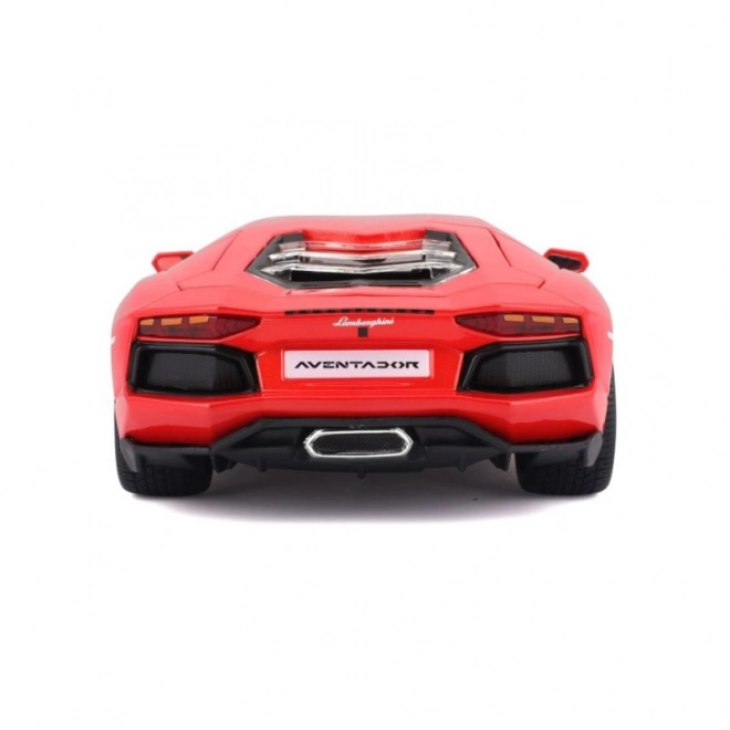 Bburago Lamborghini Aventador LP700-4 Diecast Model in Metallic Orange