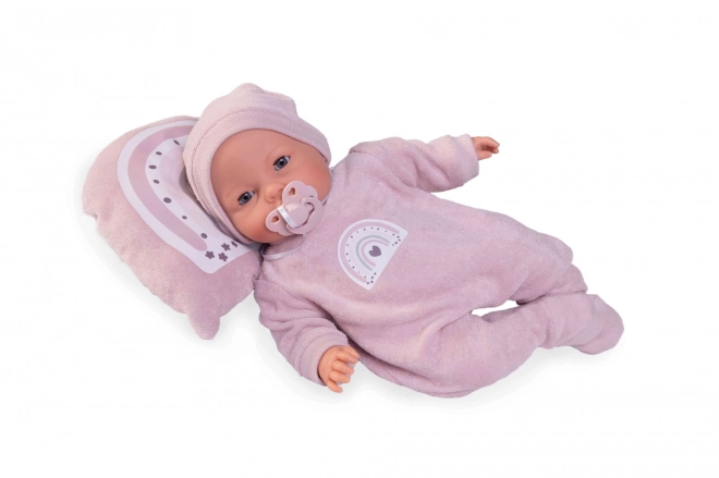 Antonio Juan Baby Doll with Magnetic Pacifier