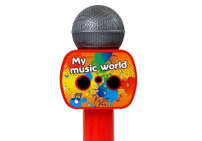 Wireless Kids Karaoke Microphone with Bluetooth Red