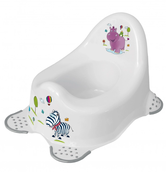 Children's Potty Hippo White