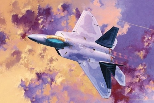 Modellflugzeug F-22A Raptor im Maßstab 1:72 von Academy