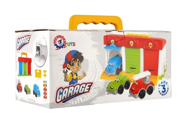 Toy Garage with Cars and Accessories