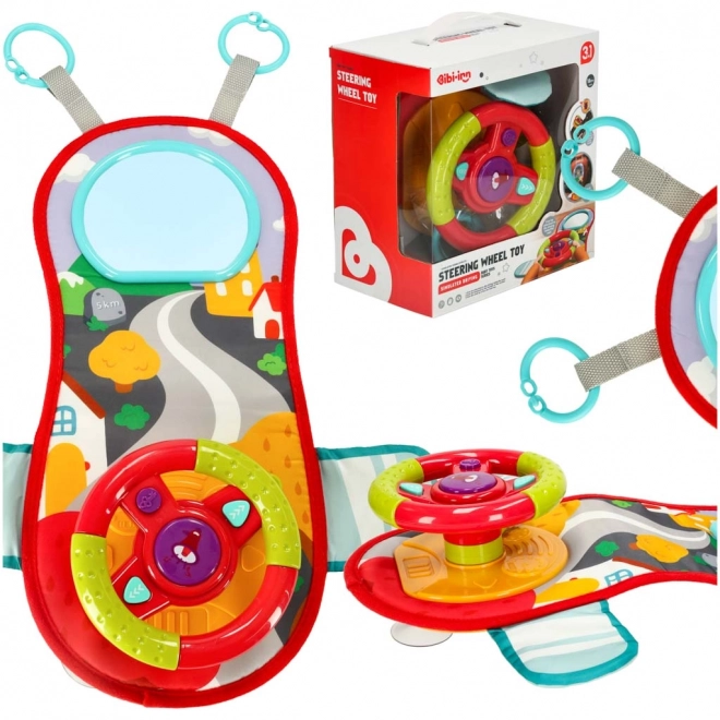 Interactive Steering Wheel and Car Mat by Bibi-Inn