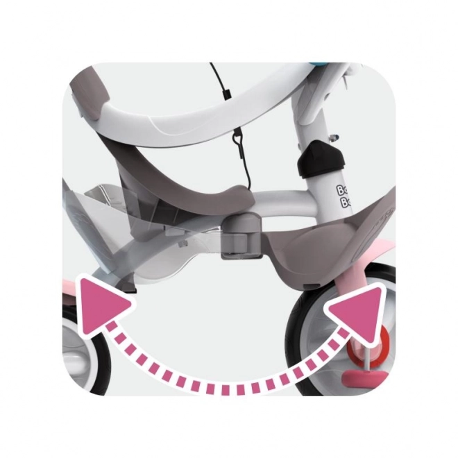 Baby Tricycle with Sunshade - Pink