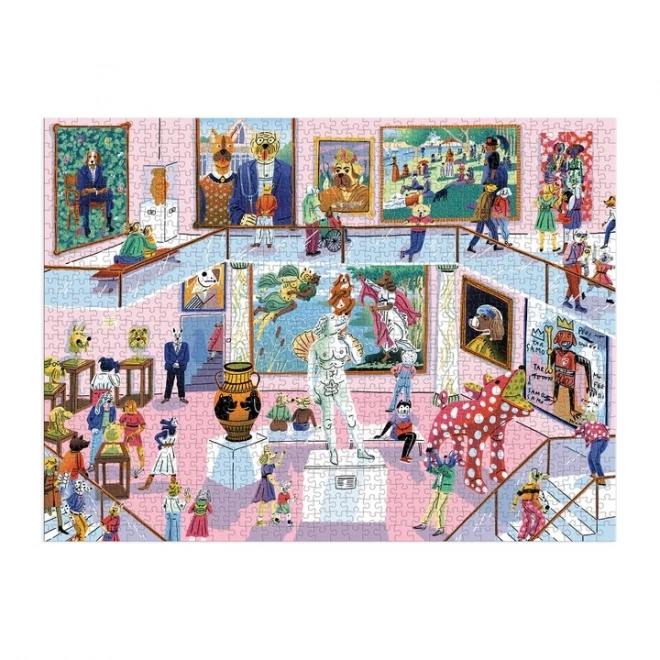 Dog Art Gallery Puzzle by Galison