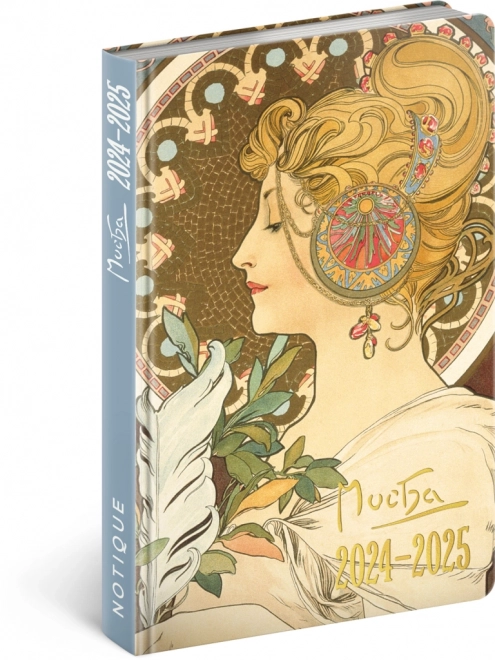 Notique Petito 18-Month Diary Featuring Alfons Mucha Artwork 2024/2025