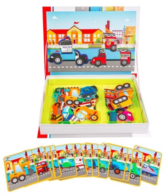 Magnetic Puzzle Vehicles Set