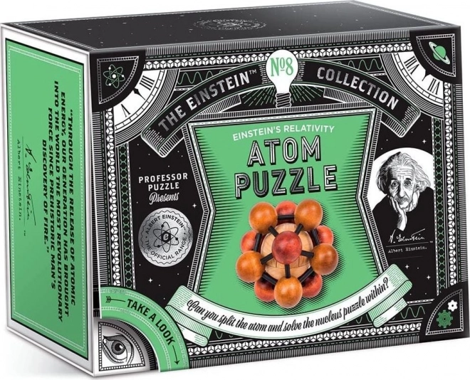 Professor Puzzle Wooden Brain Teaser Atom
