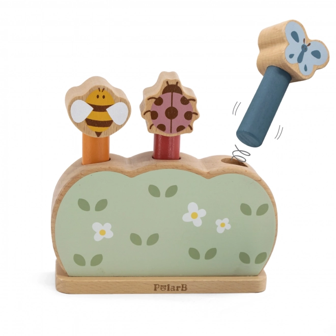 Gioco a molla in legno Animali da Giardino