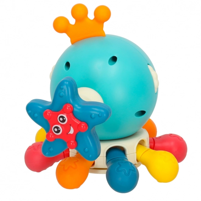 Octopus Sensory Toy for Infants Blue