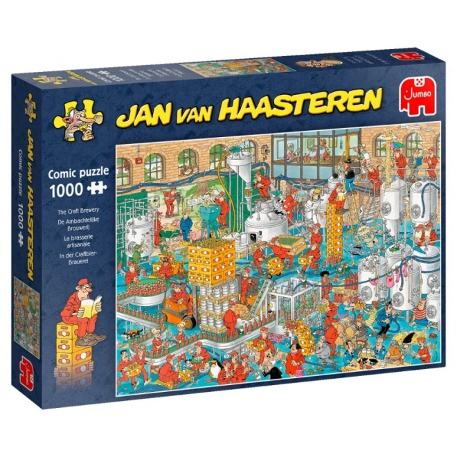 Craft Brewery Jigsaw Puzzle by Jan van Haasteren - 1000 Pieces