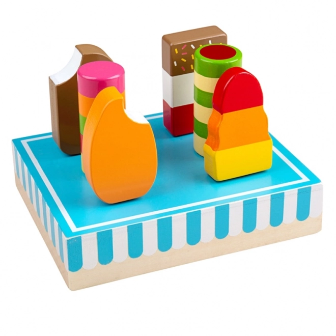 Wooden Ice Lollies Set