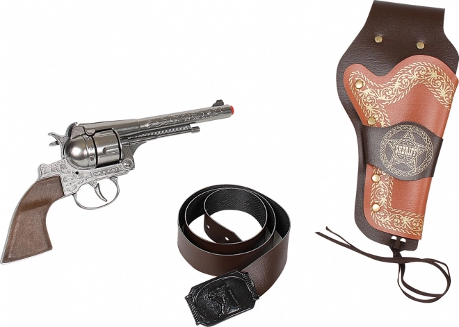 Cowboy Set with Revolver & Sheriff Badge