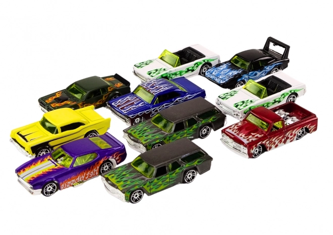 Metal Toy Cars Set 1:64 - 10 Pack