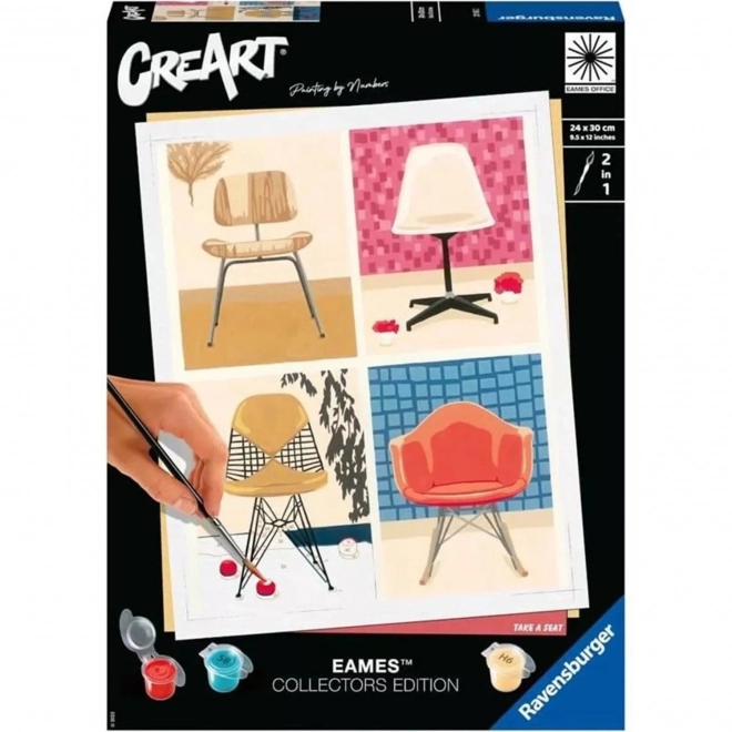 CreArt EAMES Paint By Numbers Kit